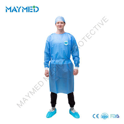 Medical Use AAMI Level 2 SMS Nonwoven Isolation Gowns