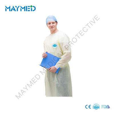 Knitted Cuffs PP Medical Disposable Isolation Gowns